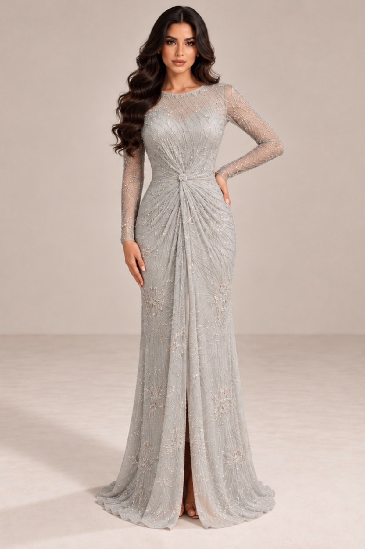 The haute couture dress Yasmin